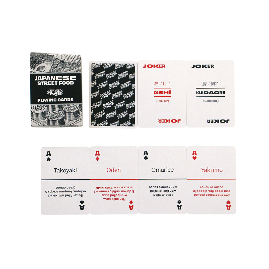 Lingo Playing Cards "Japanese Street Food Cards"