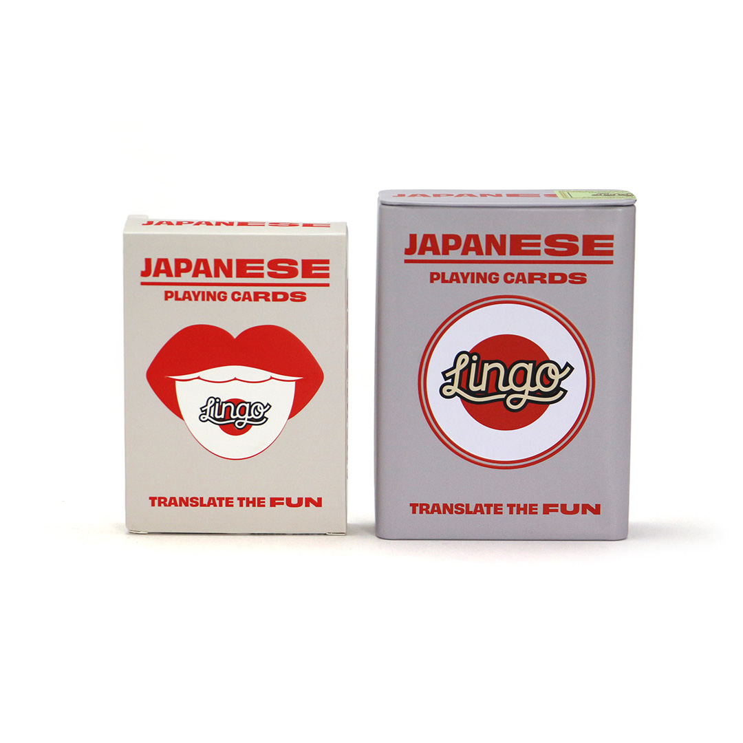Lingo Playing Cards "Japanese Wayfarer Tin"