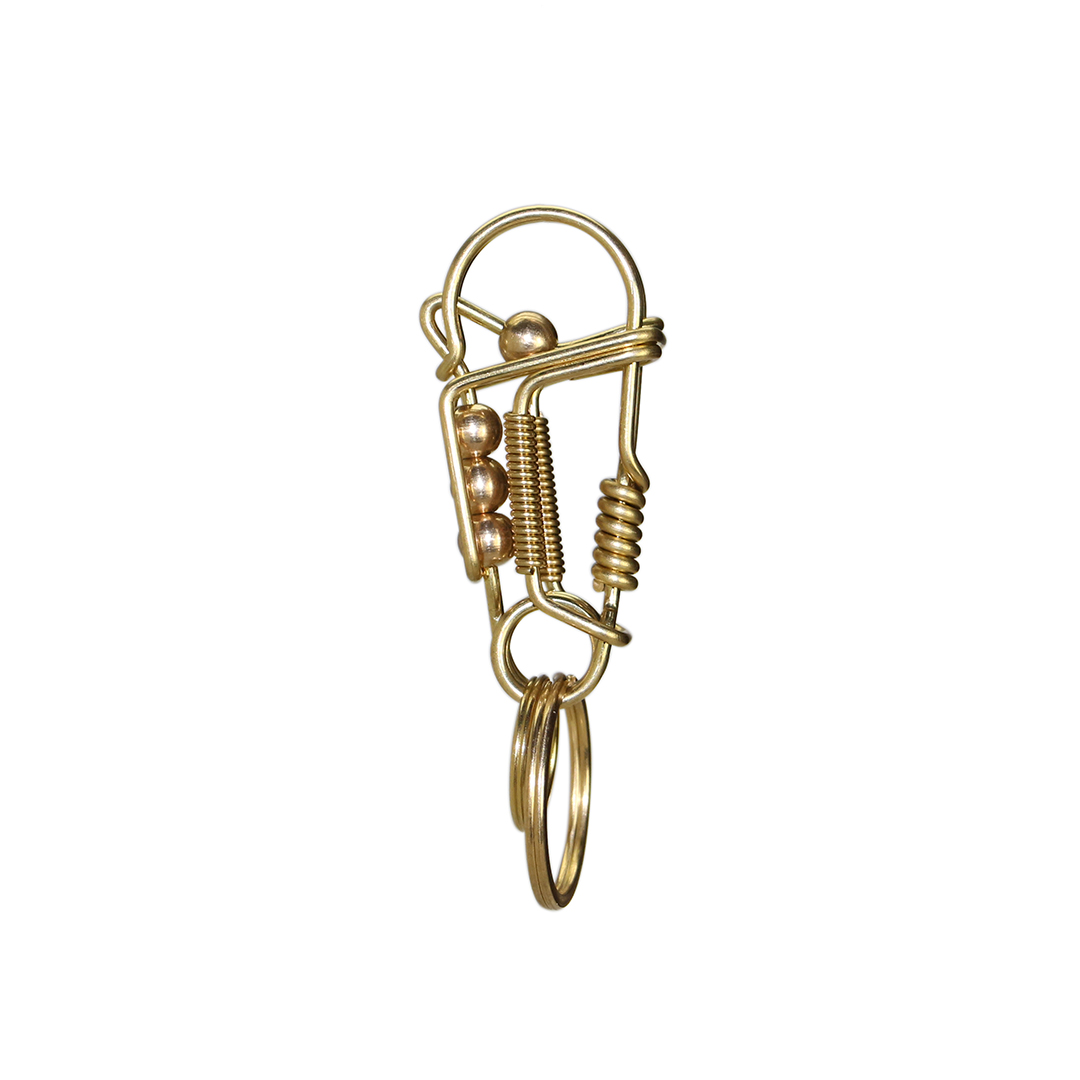 Metal Wire Carabiner "Gold"