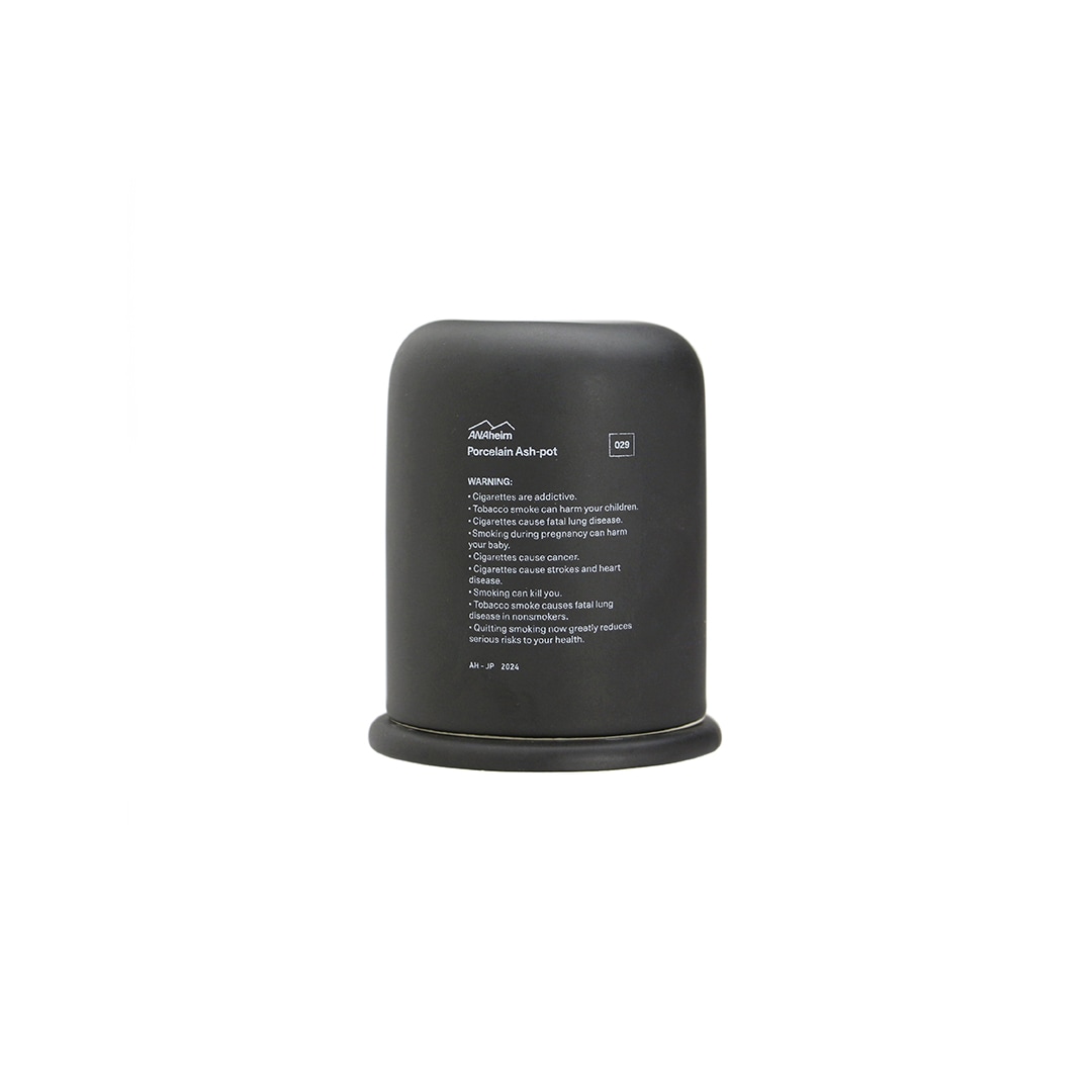 ANAheim Porcelain Ash-Pot "Black"