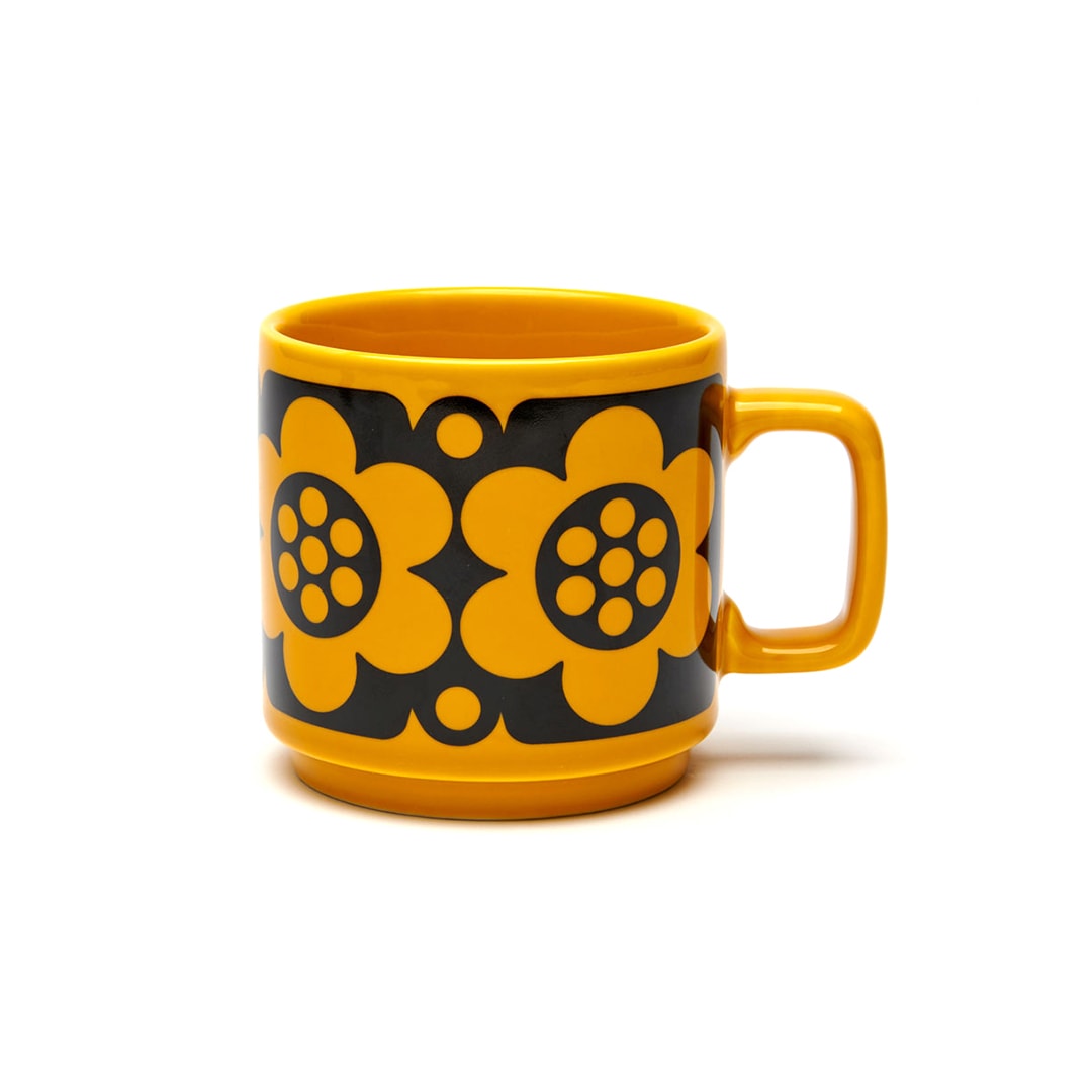 Hornsea Mug "Geo Flower Yellow"