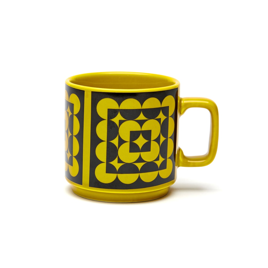 Hornsea Mug "Squarcles Chartreuse"