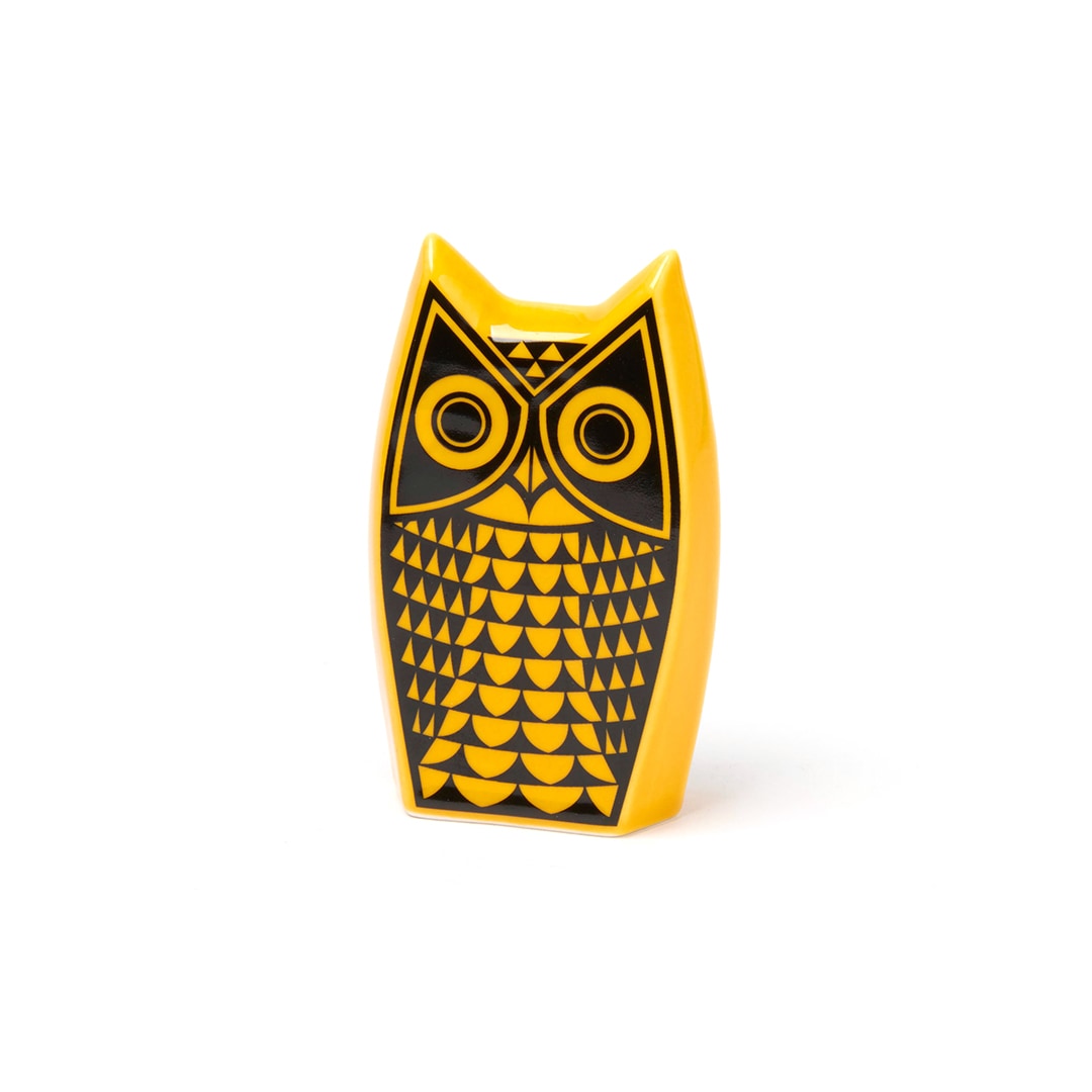 Hornsea Mini Objet "Owl Yellow"