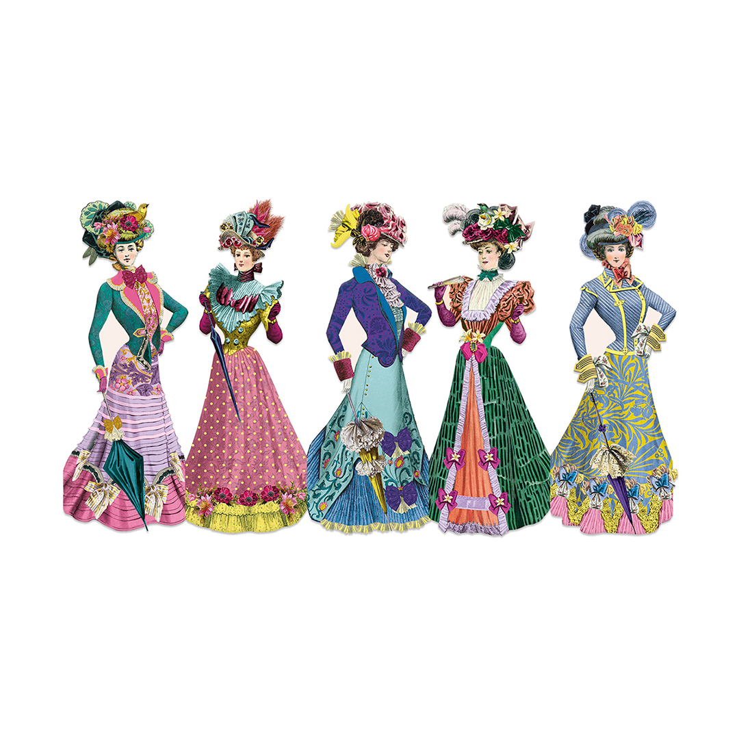 5 Bookmarks "Belle Epoque"