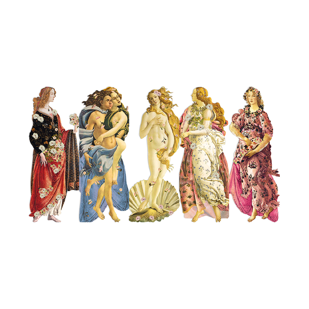 5 Bookmarks "Botticelli"