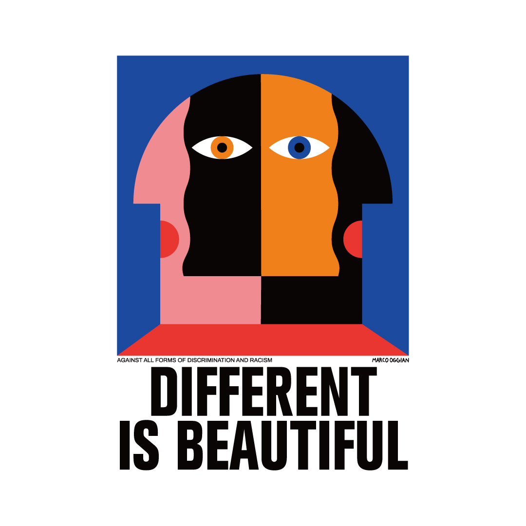 Fine Art Prints A4 "Different is beautiful"