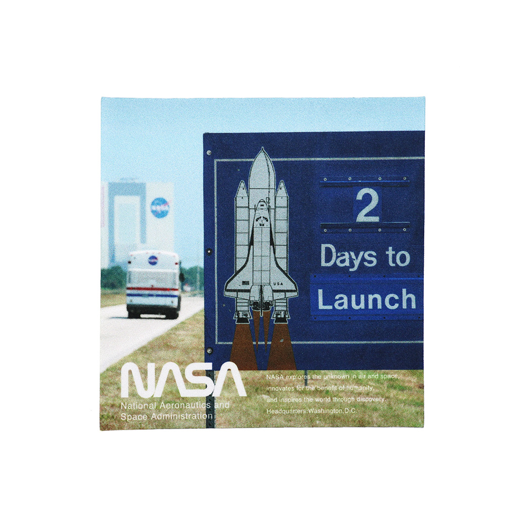 NASA Microfiber cloth "2 Days to Launch"