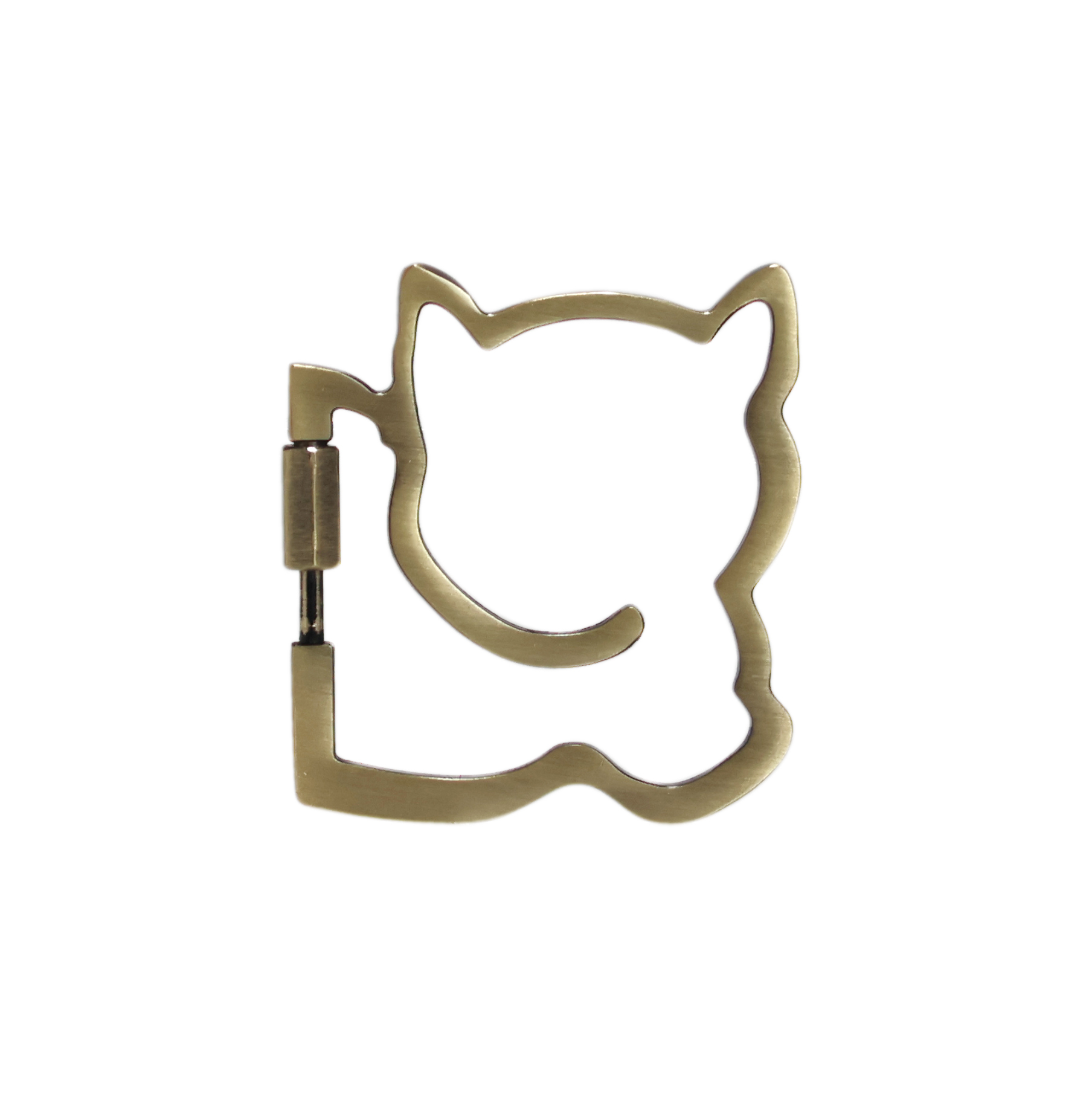 Metal Outline Carabiner "Cat"