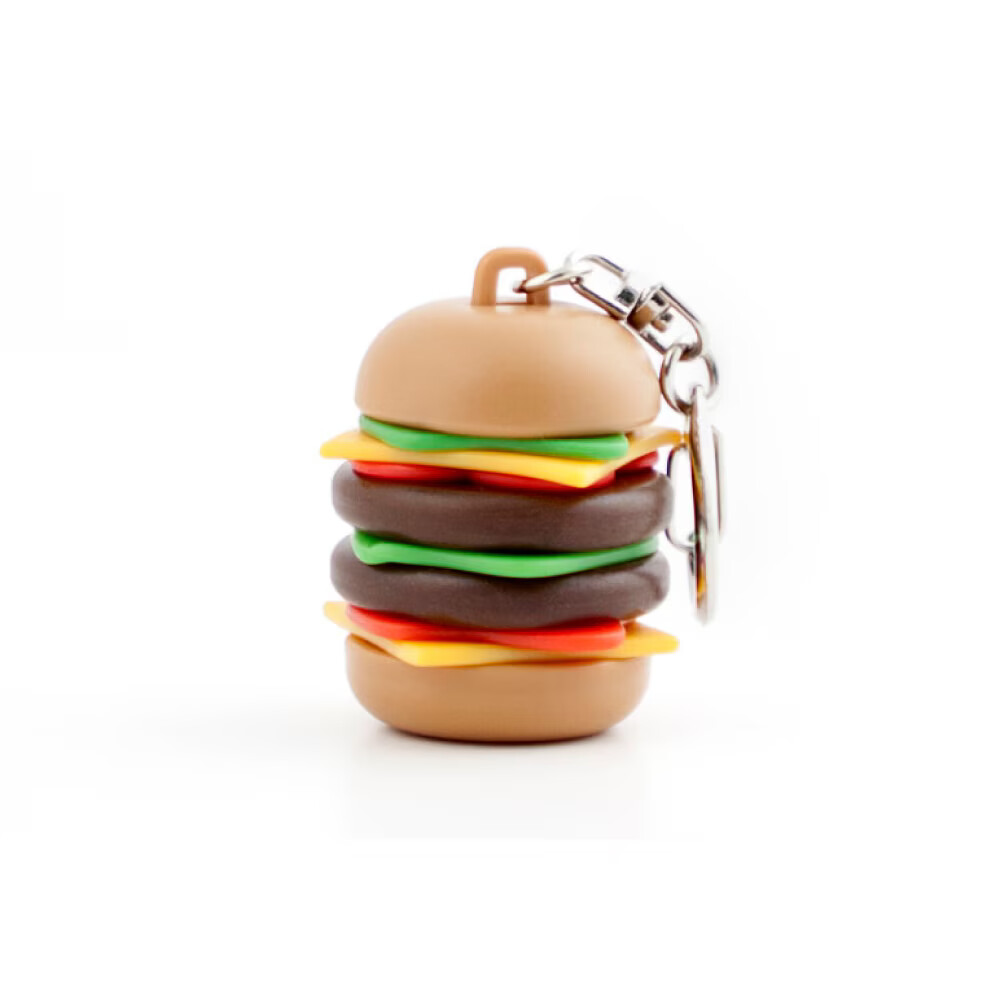 Burger Keyring