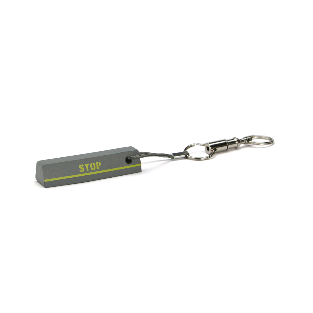 Parking Curb Keyring “Gray”