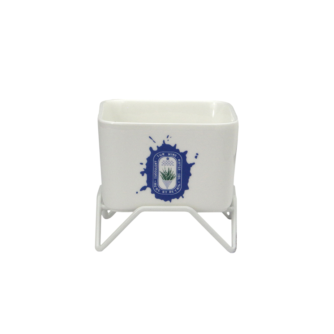 Plant Pot w/stand 85 “Blue”