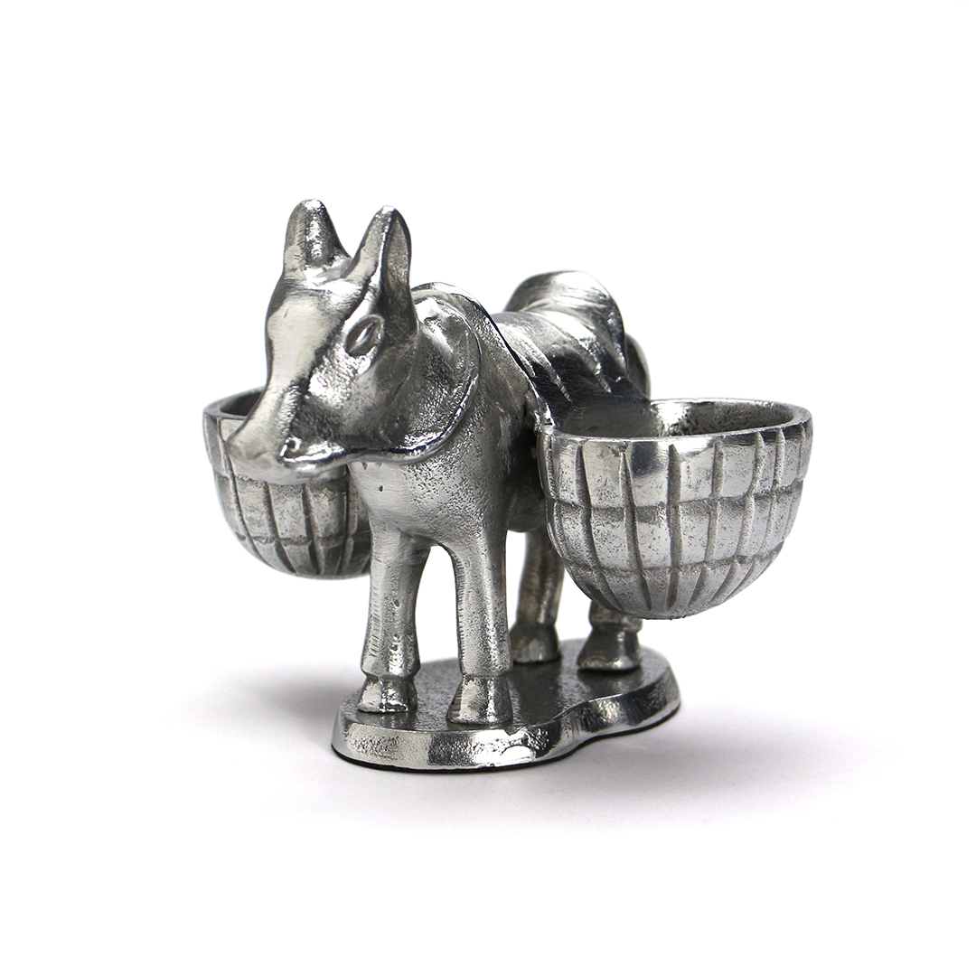 Donkey And Basket "Silver"
