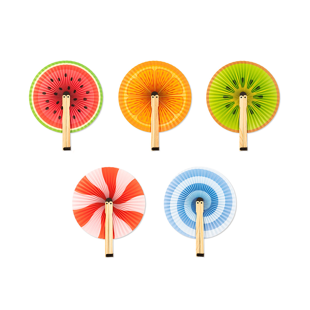 Fruity & Sweet Paper Fans