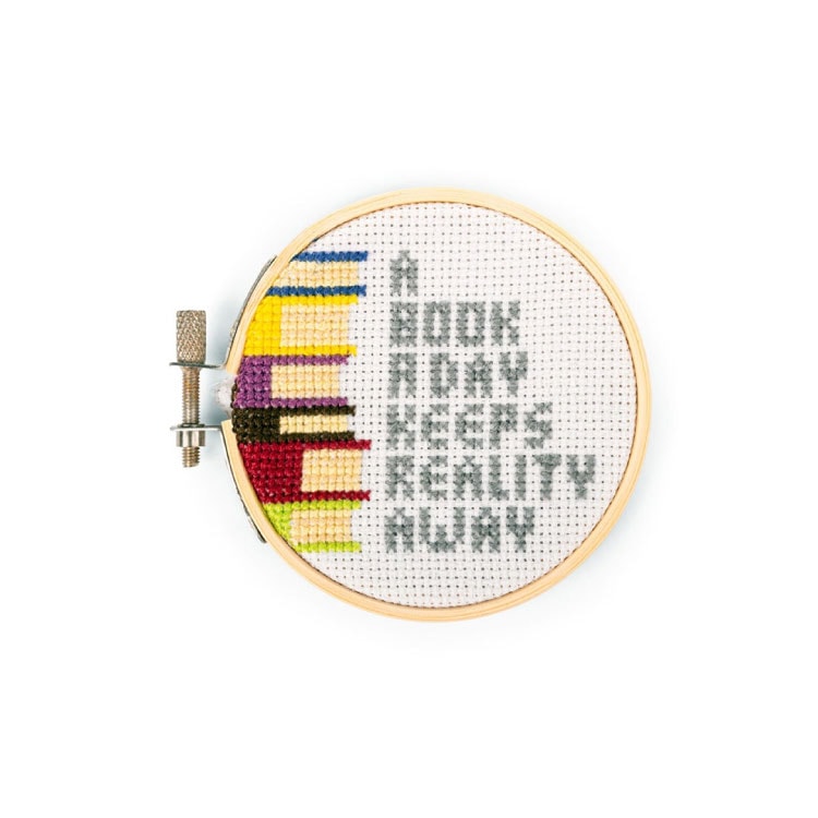 Books Mini Cross Stitch Embroidery