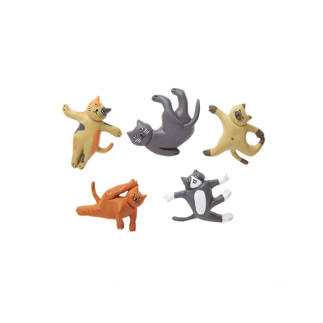 Cat Yoga Magnets