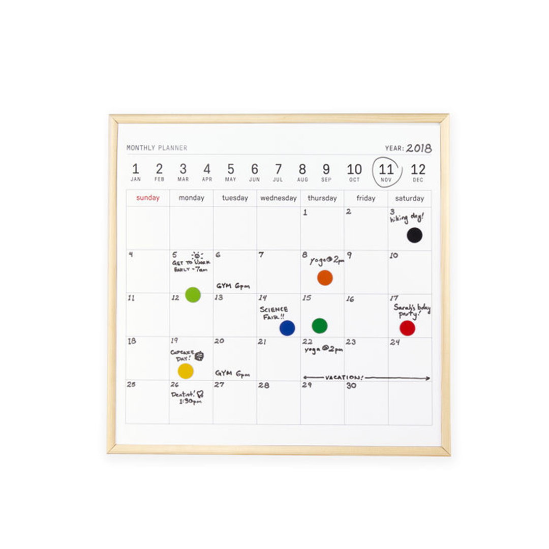 White Board Calendar "L"