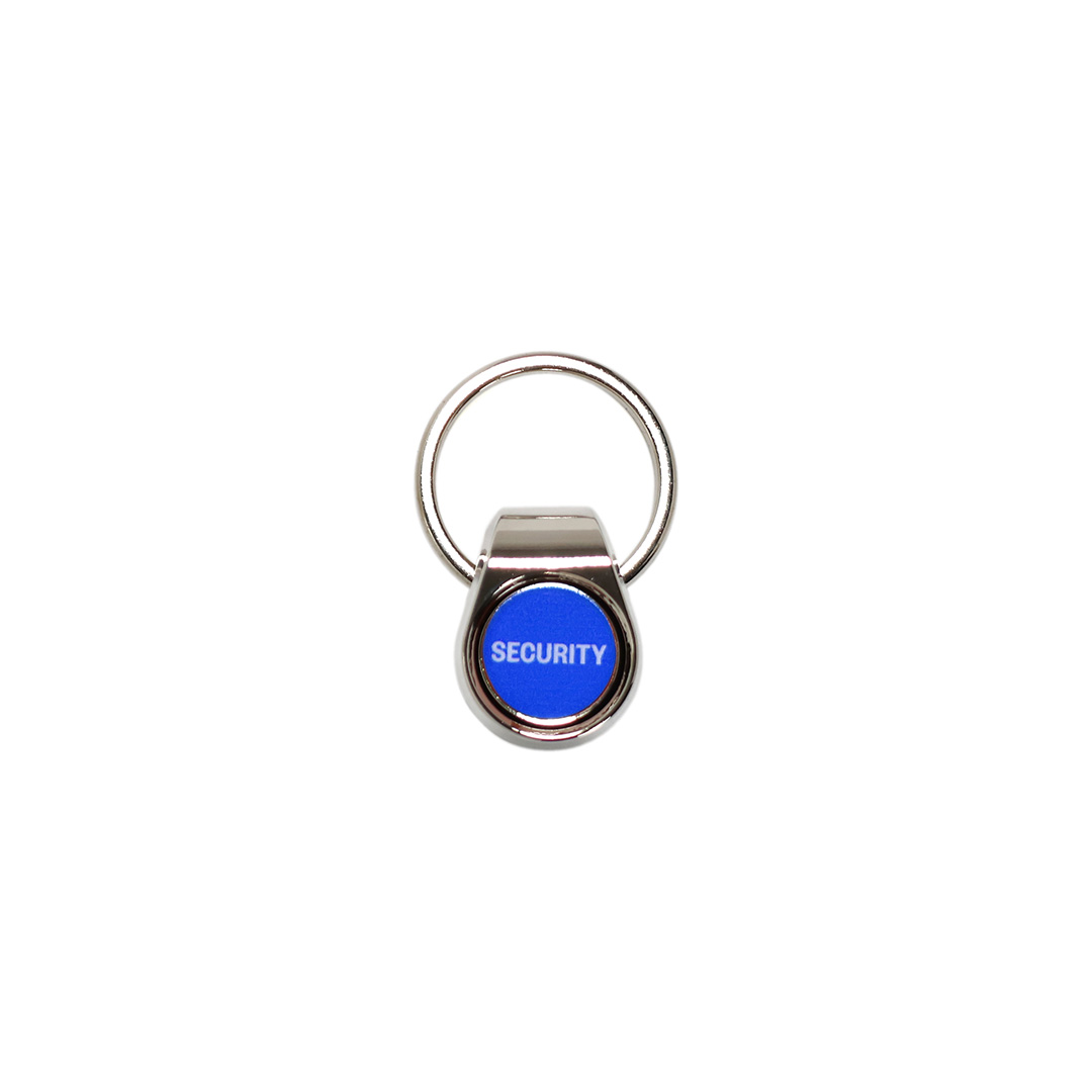 ANAheim  Swivel Keyring "Nickel / Blue"