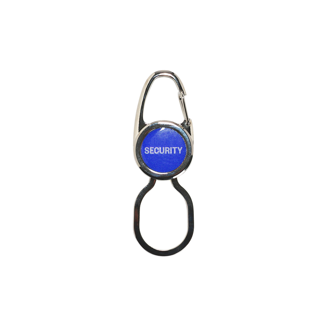 ANAheim U Hook Carabiner "Nickel / Blue"