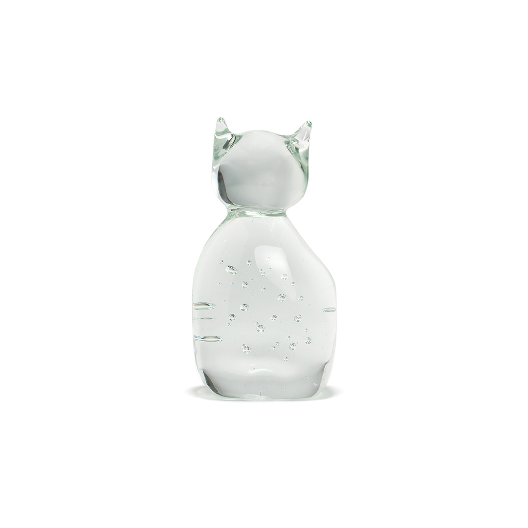 Glass Objet "Cat / Clear"