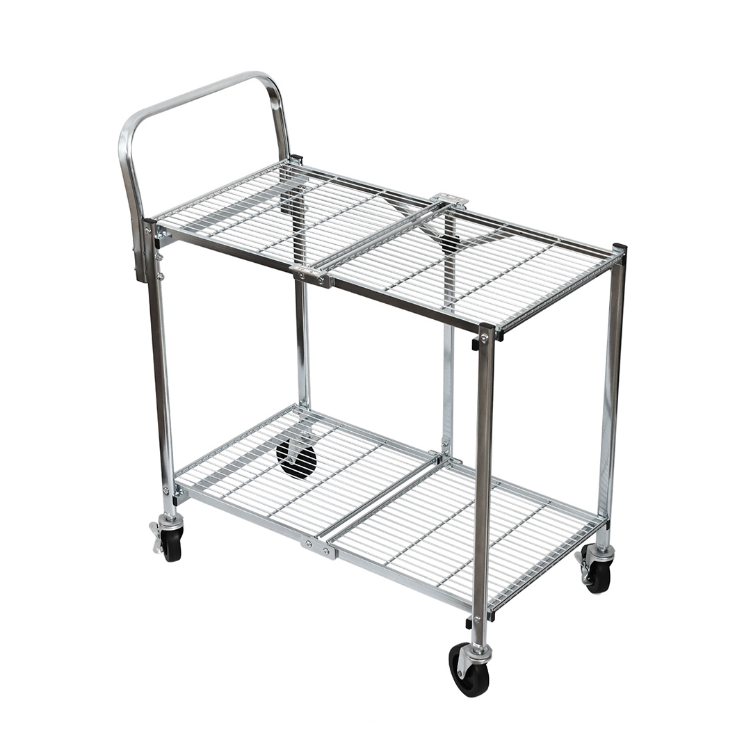 Metal Folding Cart "2 Tier"