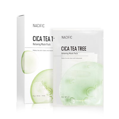 NACIFIC CICA TEA TREE RELAXING MASK PACK
