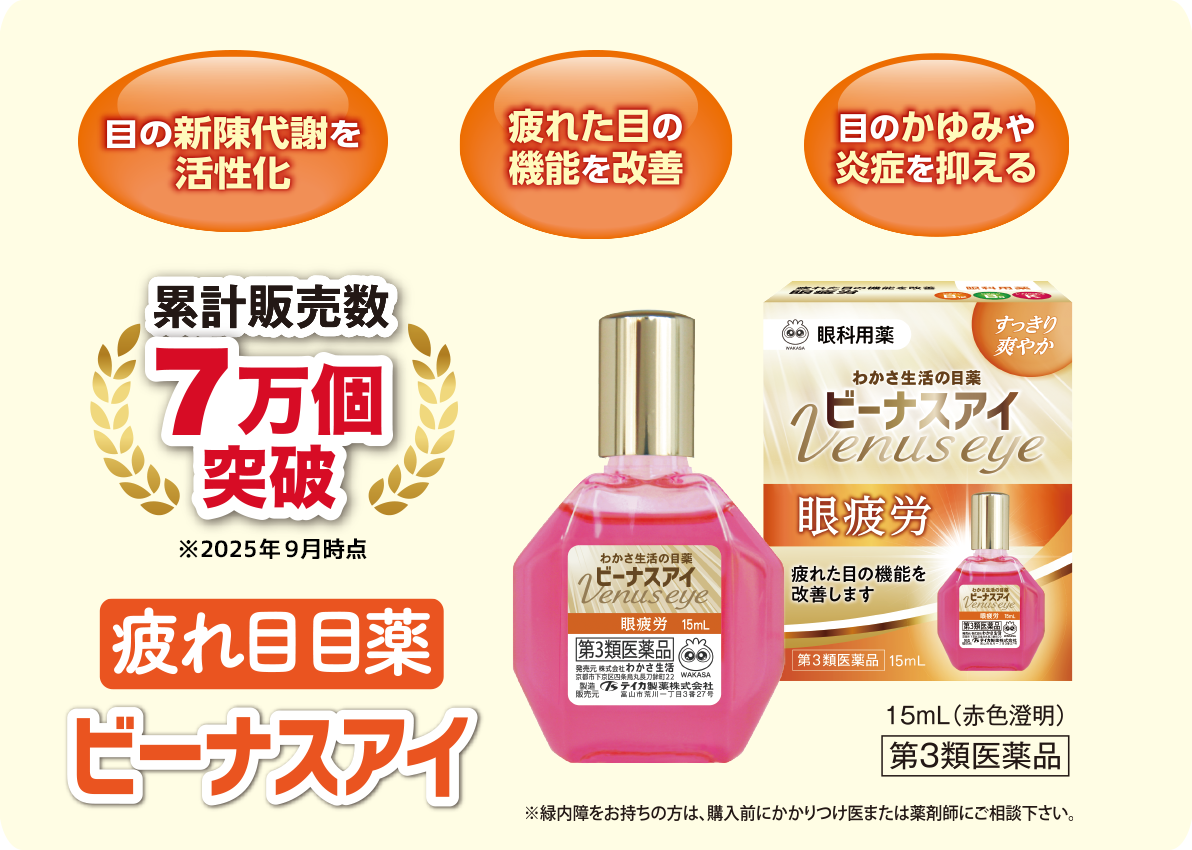 わかさ生活の目薬『ビーナスアイ』
