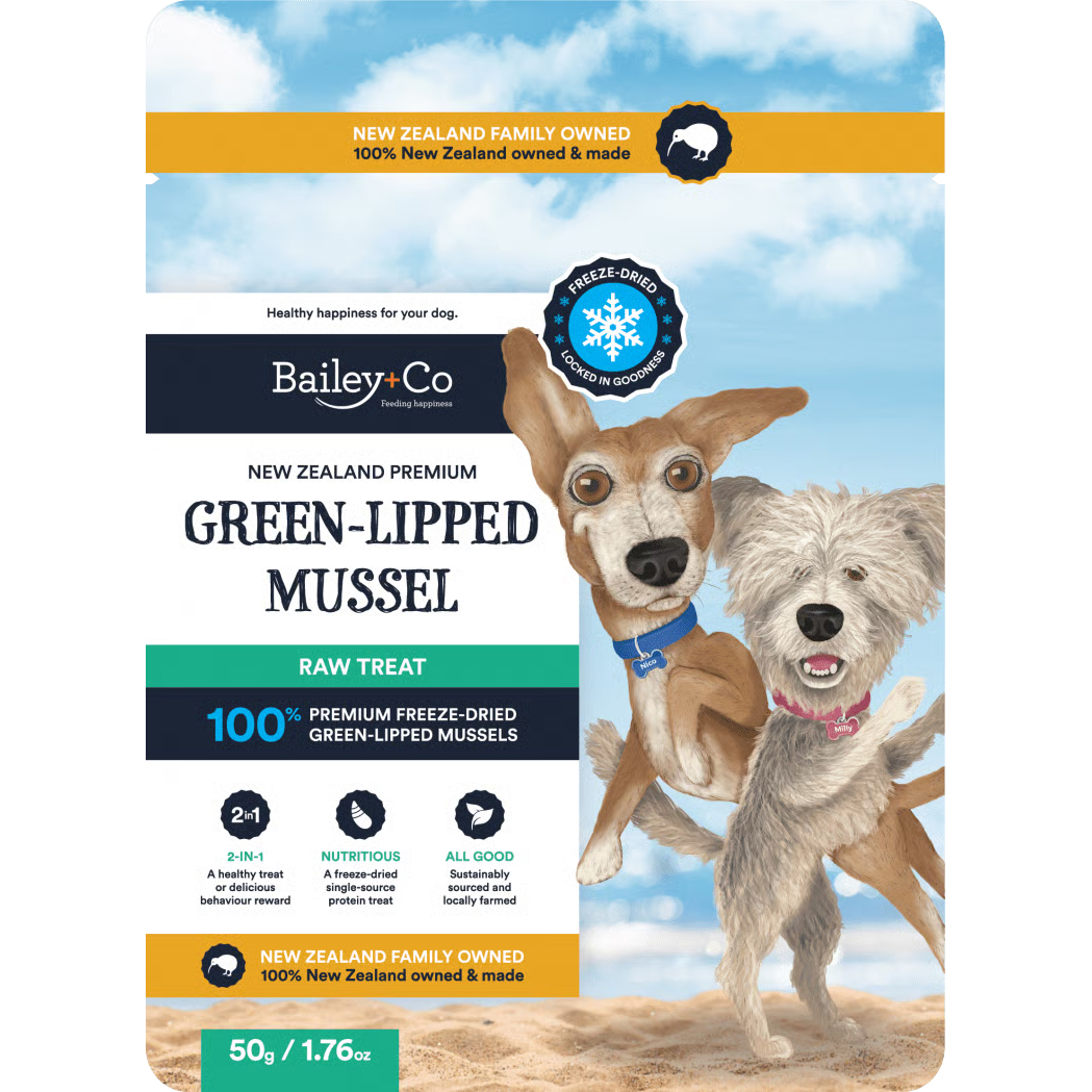 Bailey+Co ベイリーコー フリーズドライ 丸ごと緑イ貝　犬用