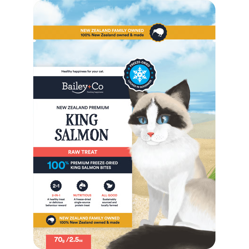 Bailey+Co ベイリーコー フリーズドライ キングサーモン　猫用