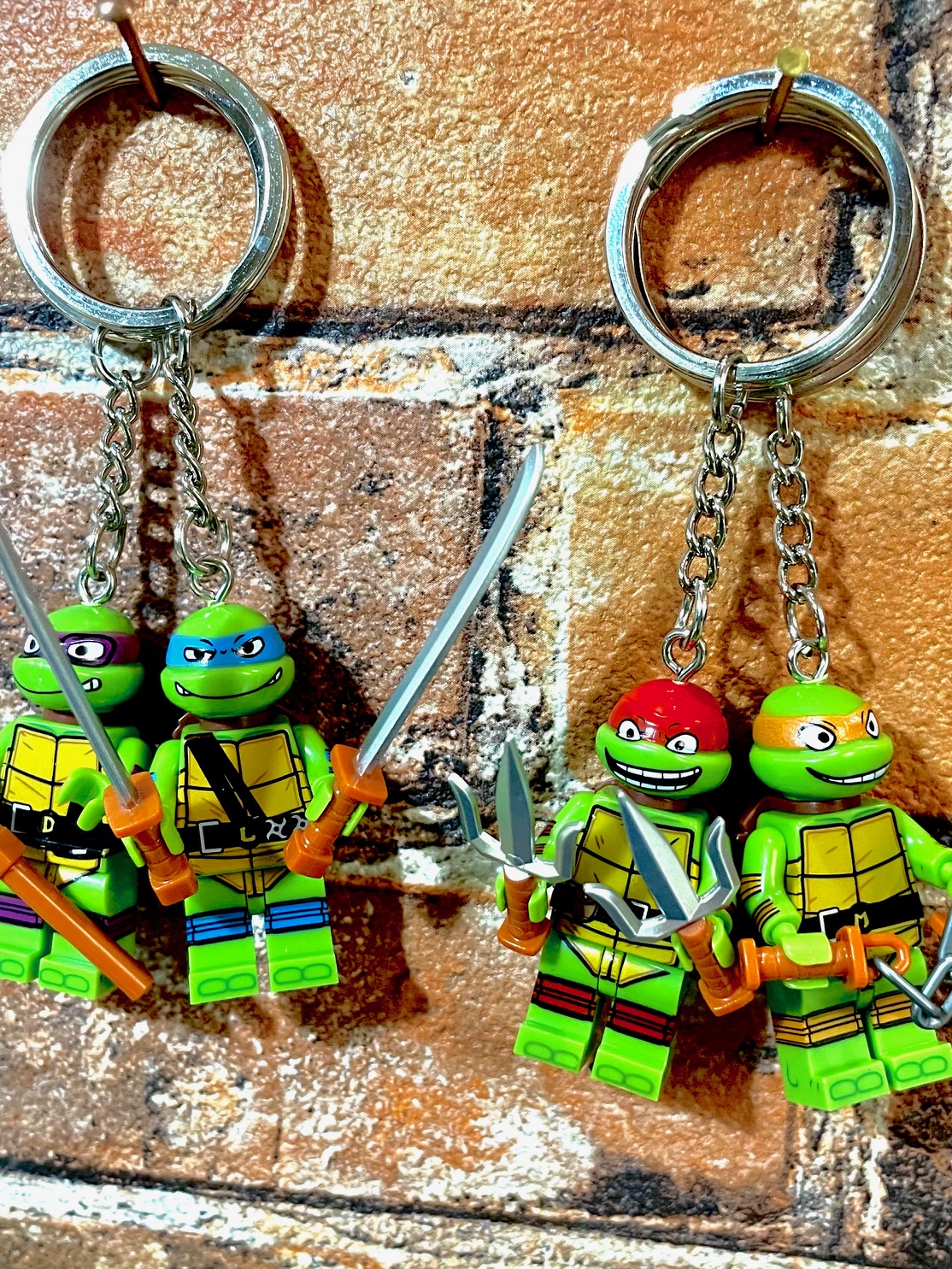 タートルズキーホルダー　４ｐセット