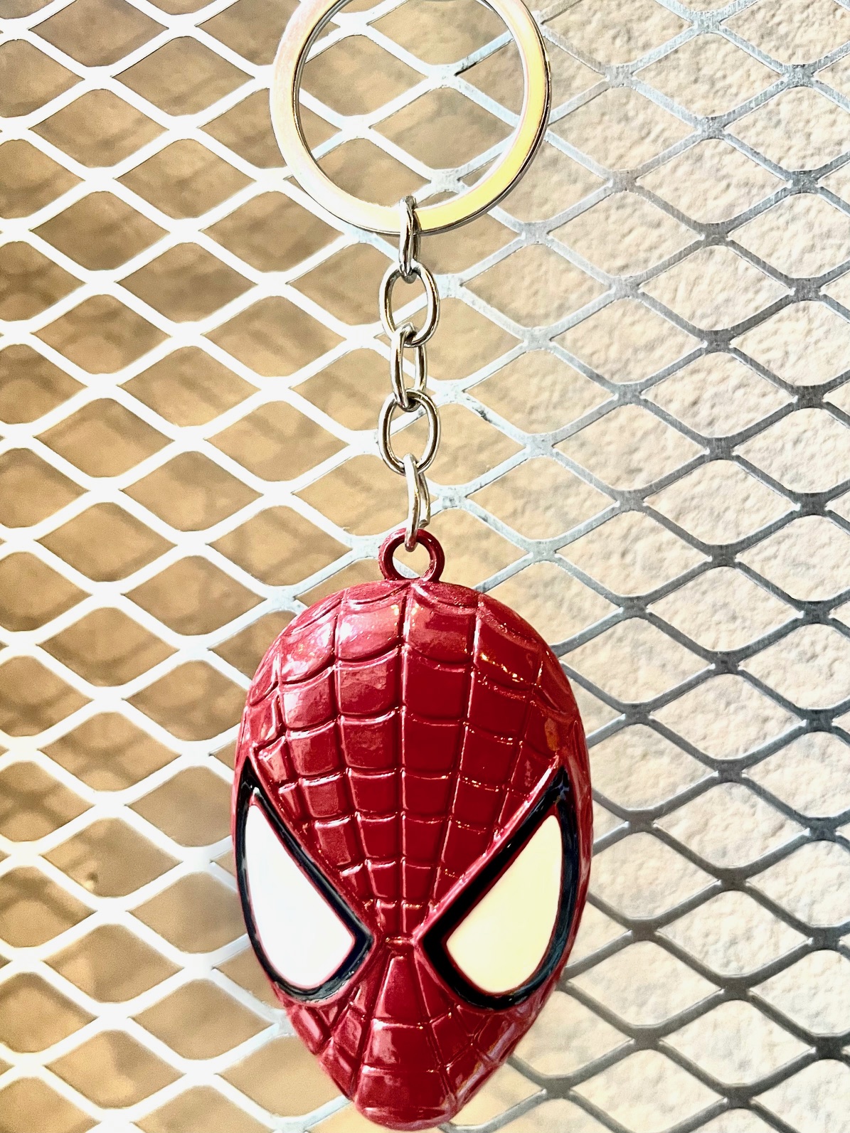 スパイダーマンフェイスキーホルダー