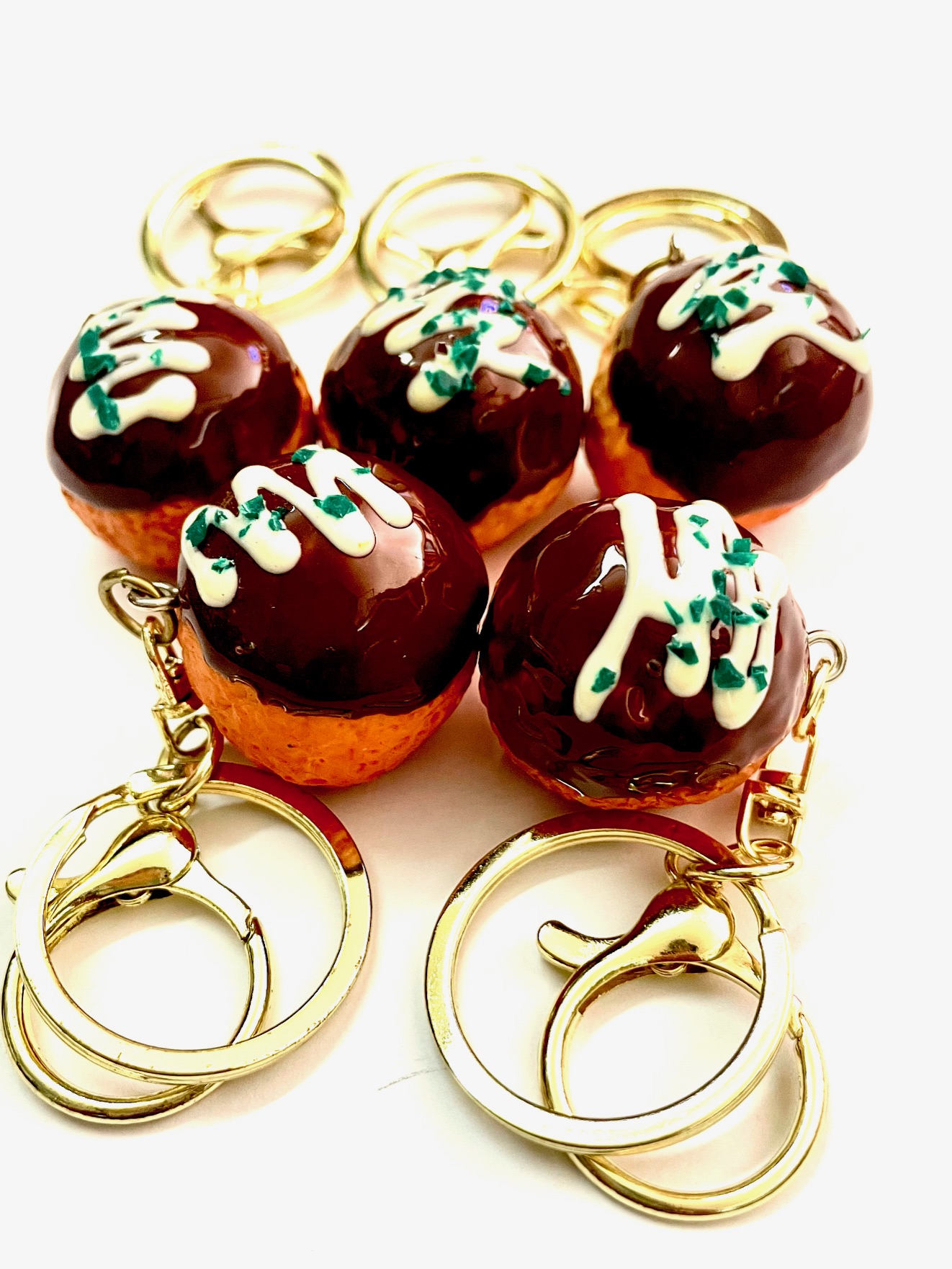 たこ焼き食品サンプルキーホルダー