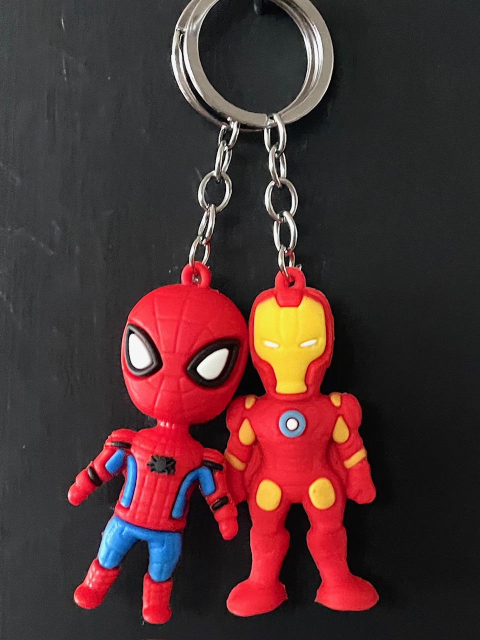 スパイダーマン・アイアンマンキーホルダー