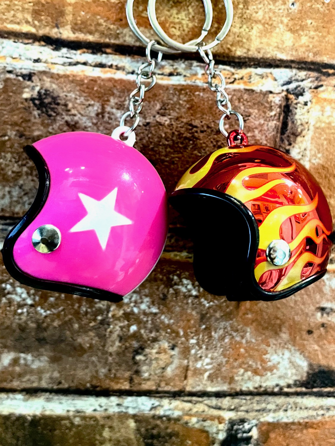 アメリカンフラッグヘルメットキーホルダー(2058)