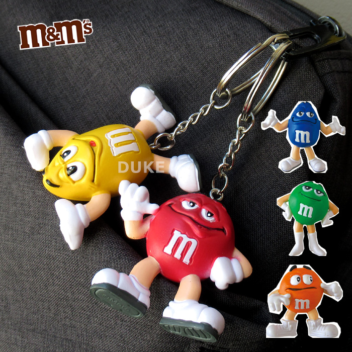 キーホルダー M&M's 5個セット 5色セット インテリア アメリカン雑貨 キャラクター z-251