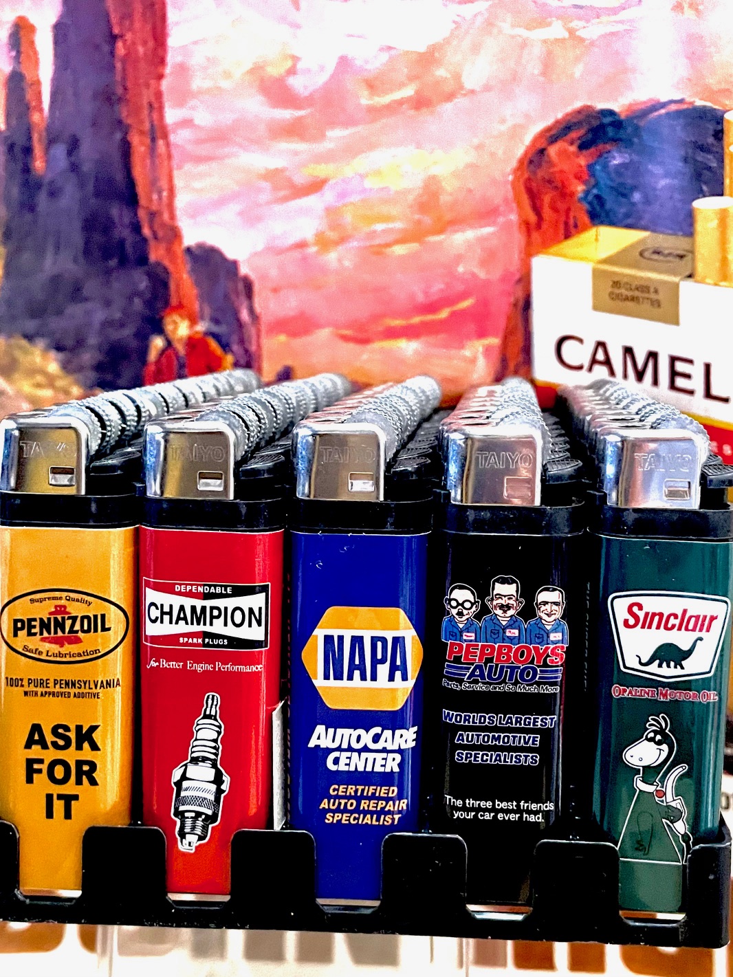 MOTOR COMPANY LIGHTER 使い捨てライター ASST 5pcs