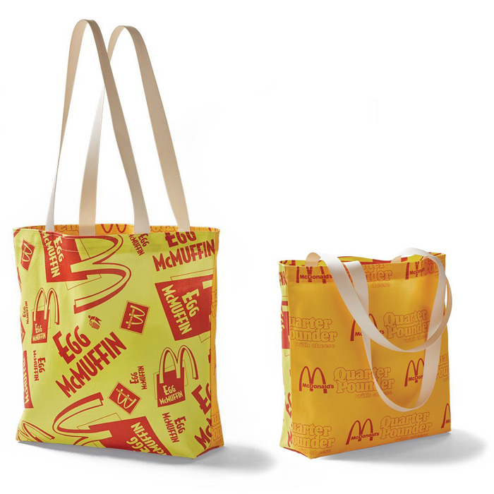 マクドナルド オフィシャルグッズ トートバッグ キャンバス エッグマックマフィン アメリカン雑貨