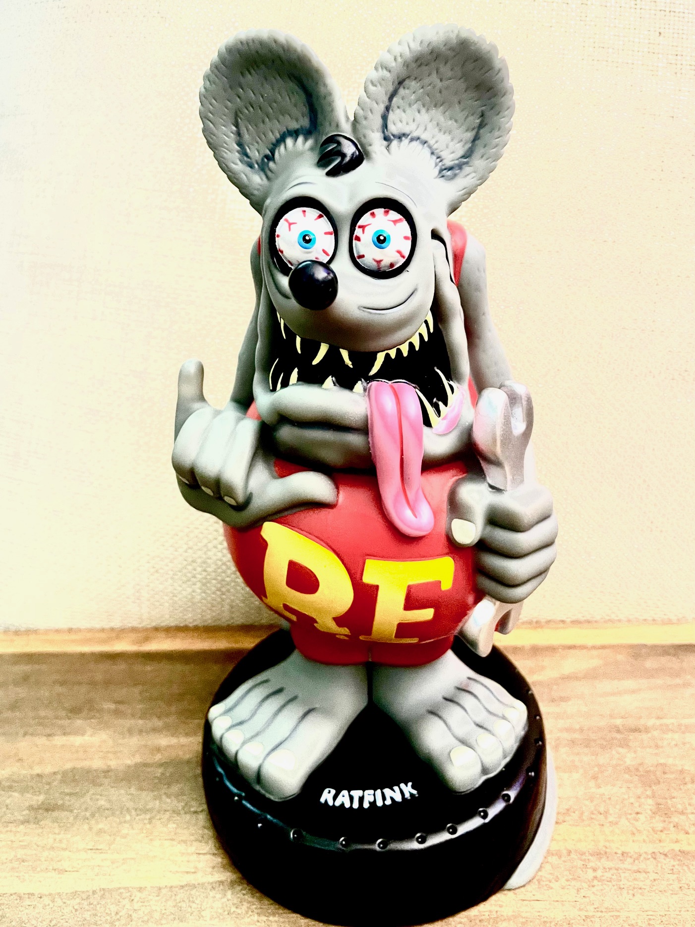 ラットフィンクボビングヘッドワッキーワブラー グレー