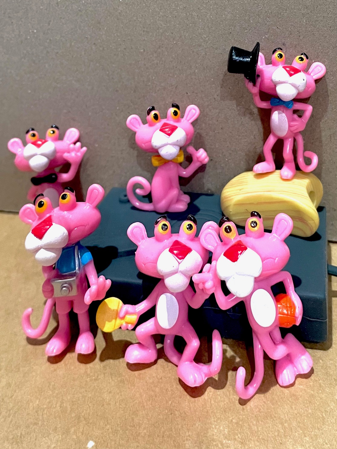 ピンクパンサーPVCフィギュア 6Pセット（A482）