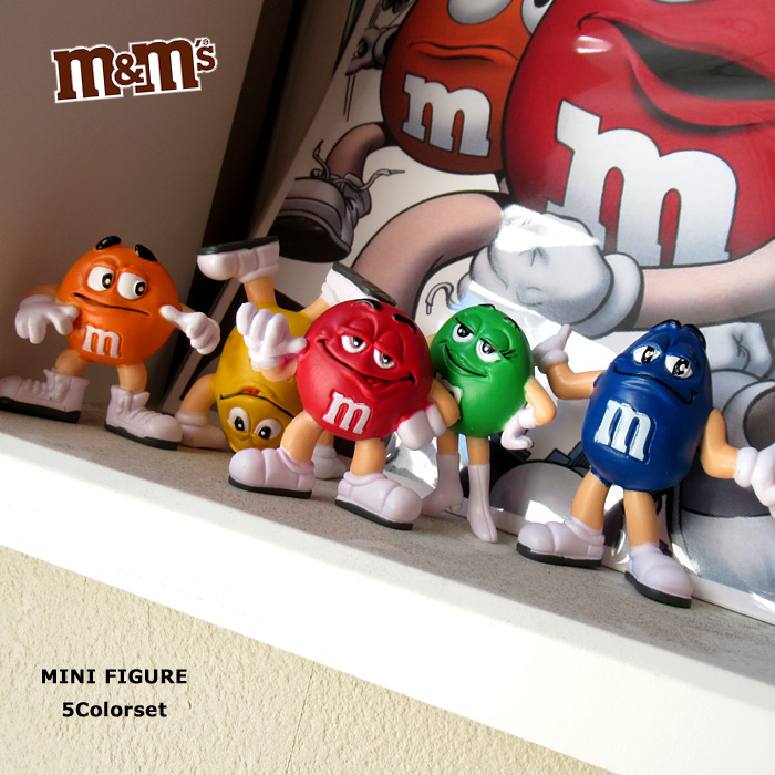 フィギュア M&M's 5個セット 5色セット インテリア アメリカン雑貨 キャラクター z-252