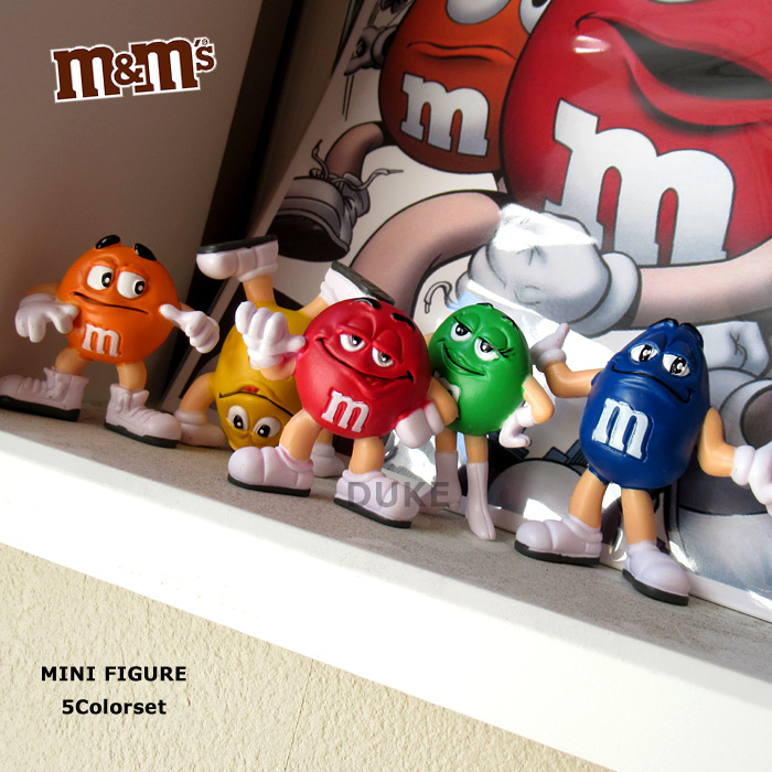 フィギュア M&M's 5個セット 5色セット インテリア アメリカン雑貨 キャラクター z-252