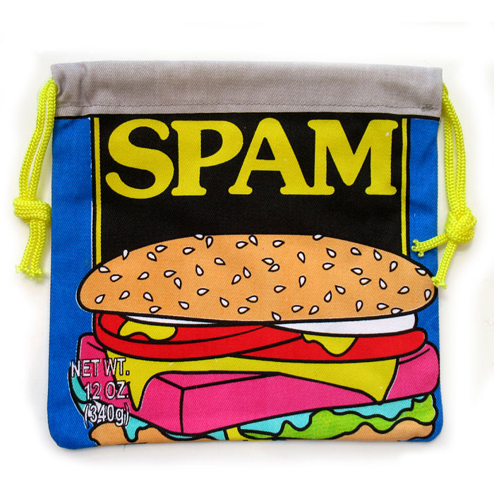 巾着袋 スパム SPAM 巾着小サイズ 給食袋 コップ袋 ポーチ 小物入れ アメリカン雑貨