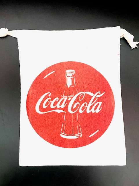 コカ・コーラ巾着袋 コップ入れ 巾着  旅行 入学 卒業 卒園 アメリカン雑貨