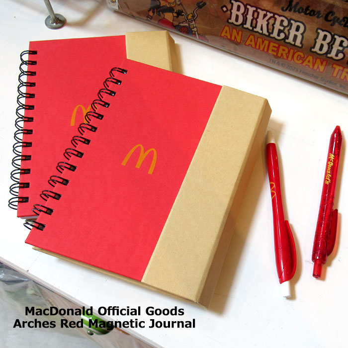 マクドナルド オフィシャルグッズ ノート B6 手帳 ミニノート キャラクター  アメリカン雑貨