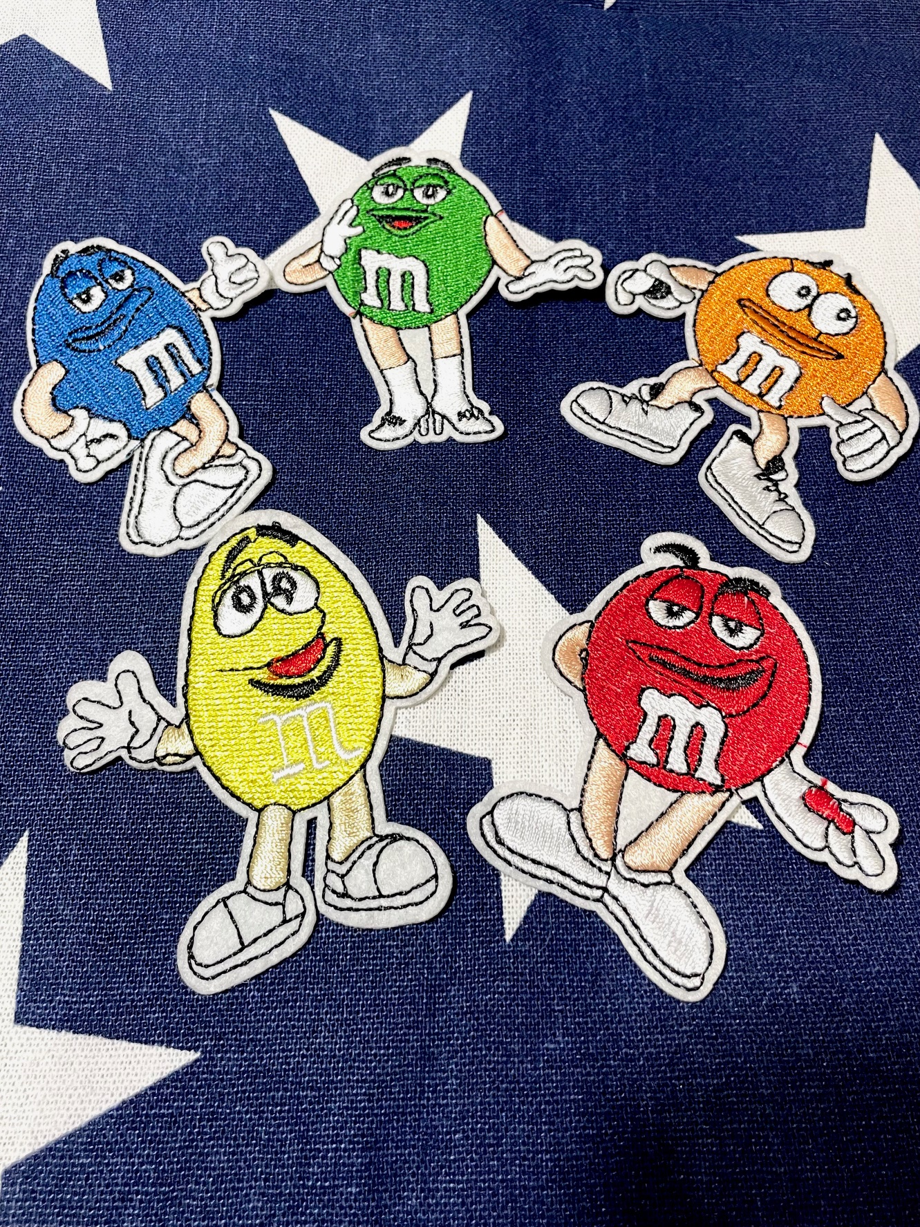 M＆Msワッペン５pセット