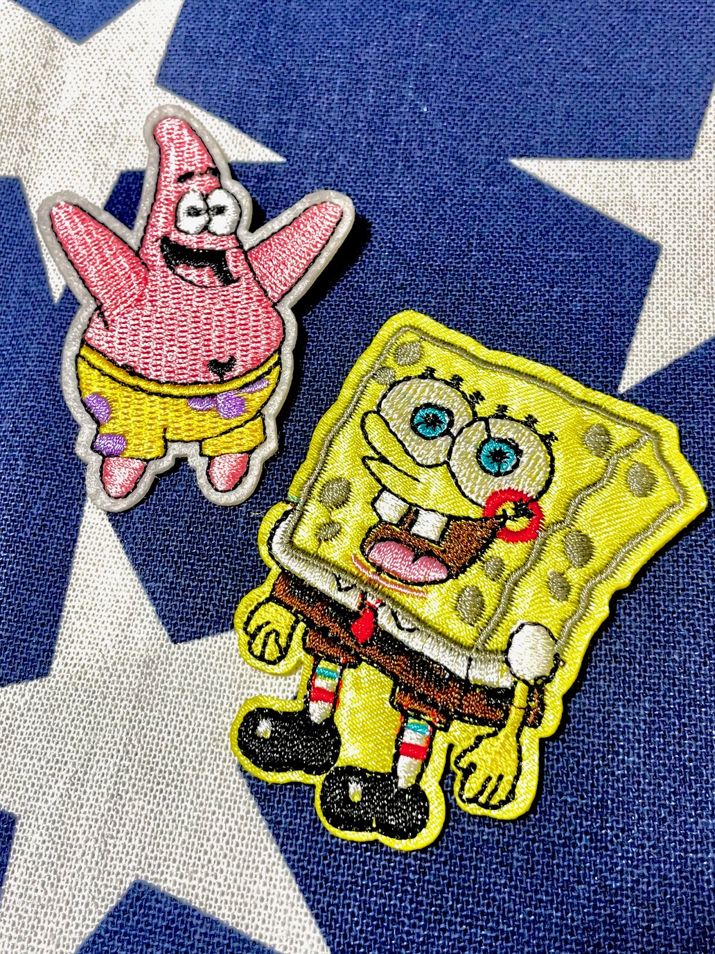 スポンジボブワッペン２pセット