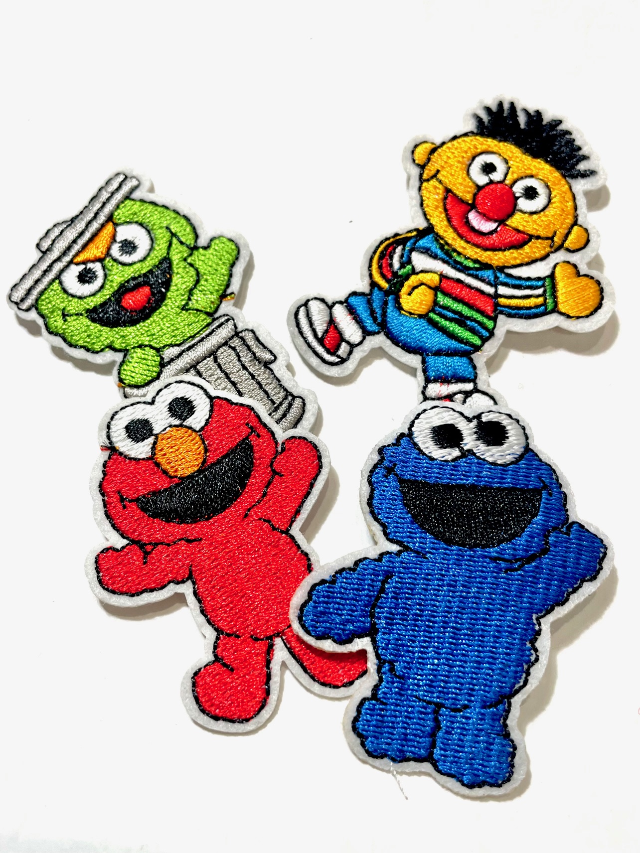 セサミストリートワッペン4pセット