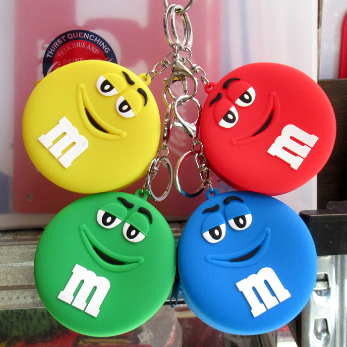 ポーチ M&M's シリコンポーチ 4色セット