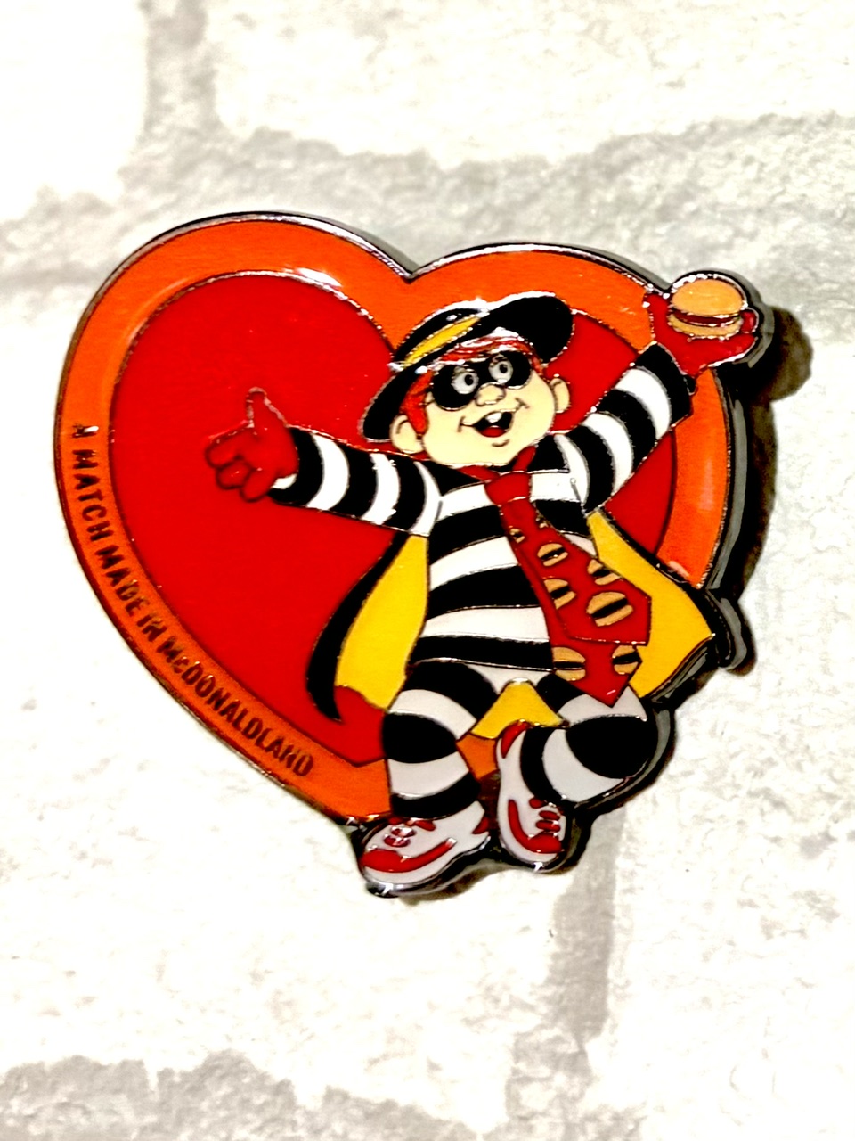 Hamburglar and Heart Pin  McDonald's アメリカン雑貨