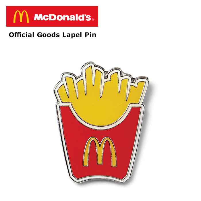 マクドナルド オフィシャルグッズ ラペルピン ピンバッジ ポテト ピン McDonald's アメリカン雑貨