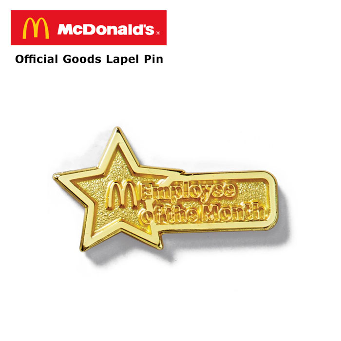 ラペルピン スターピン スタークルー マクドナルド オフィシャルグッズ ピンバッジ ピン McDonald's アメリカン雑貨